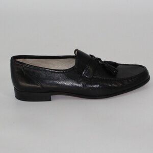 FERRARI Black Leather Dress Shoes Men Size 10 M